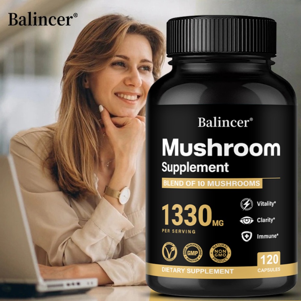 Lion Mane Mushroom - Mushroom Complex Supplements - Brain, Memory,