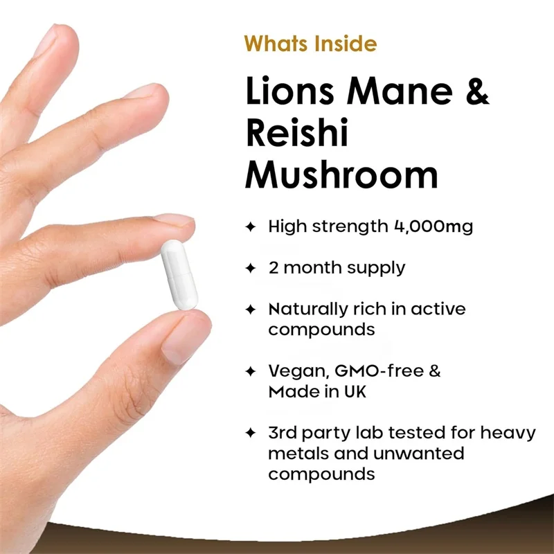 Lions Mane & Reishi Mushroom 4 - Lion Mane Mushroom review and price