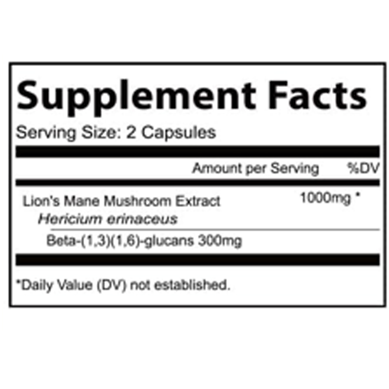 Lion Mane Mushroom Extract Cap - Lion Mane Mushroom review and price
