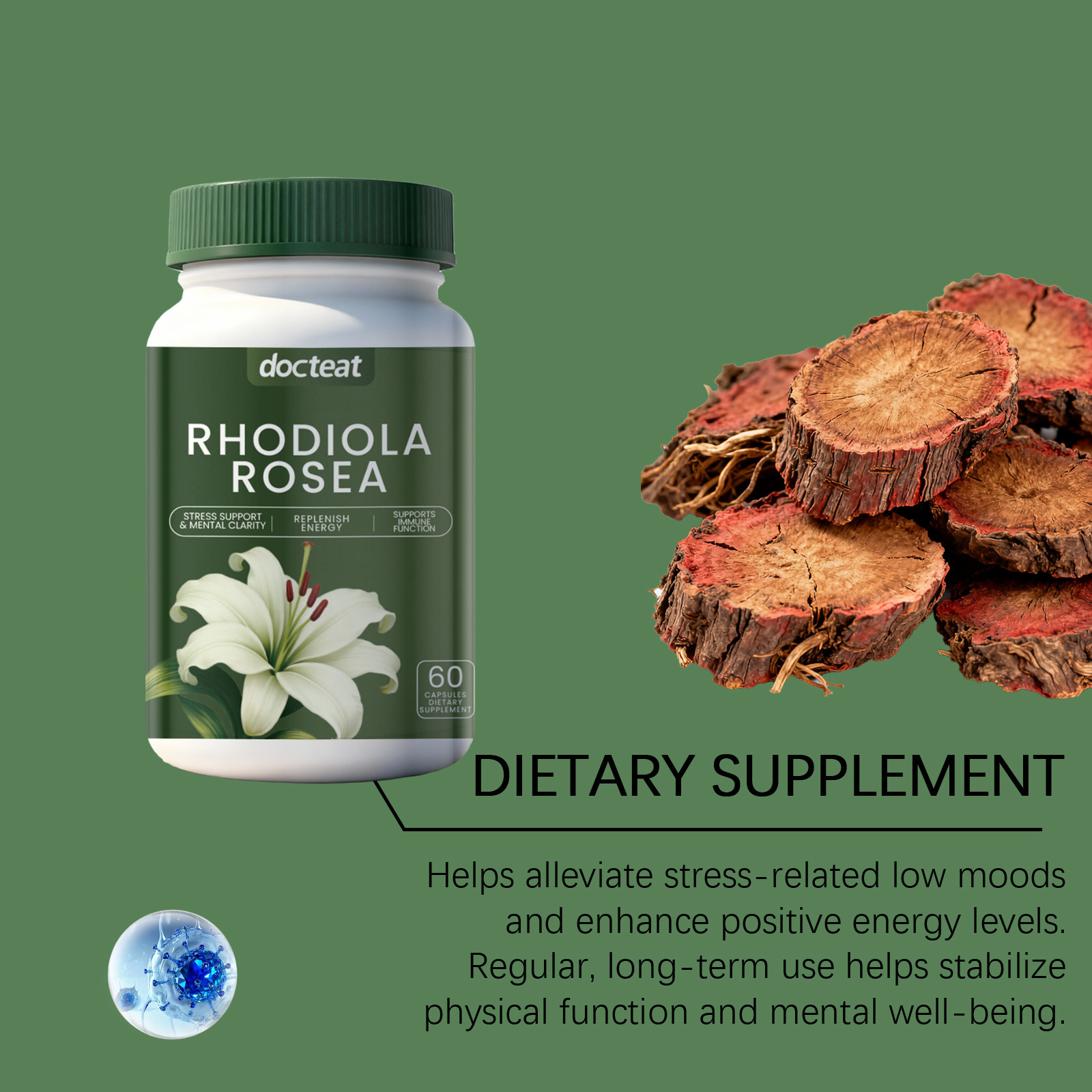 DOCTEAT Men's Health Capsules  - Nutrition Physical Fitness review and price