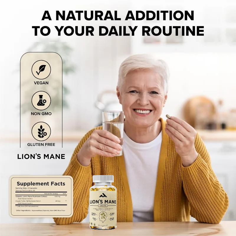Lion Mane Supplement Capsules  - Lion Mane Mushroom review and price