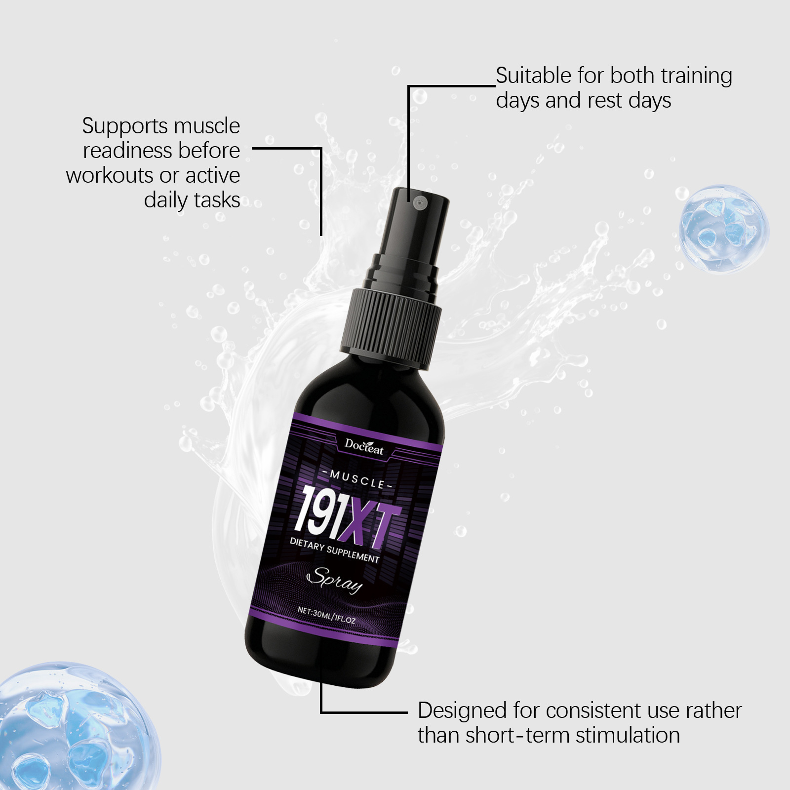 Muscle Growth Spray Enhance Ph - Nutrition Physical Fitness review and price